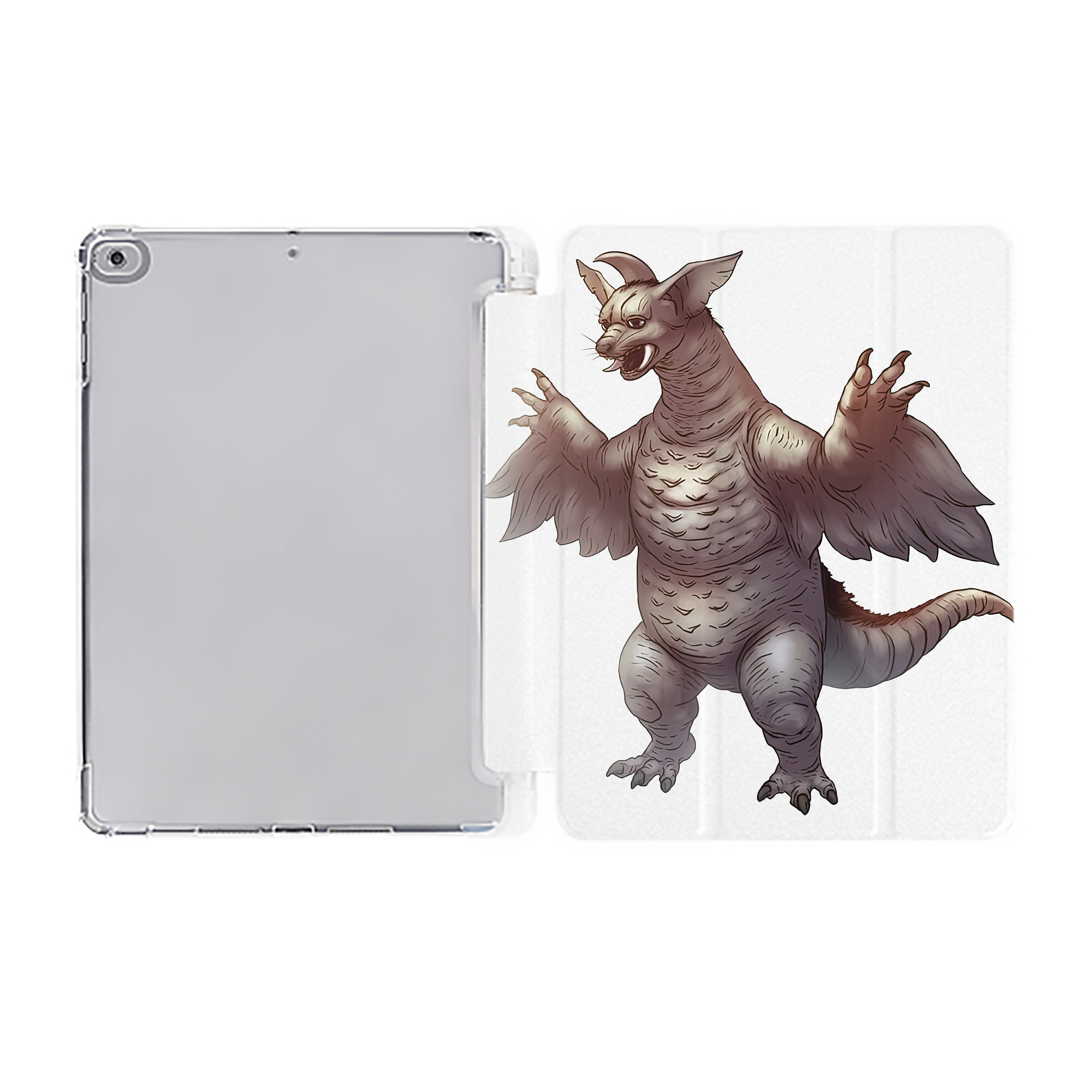 （画像用） ウルトラマン Ultraman IPad ケース ペン収納付き 三つ折りスタンド PUレザー×シリコン 対応機種9.5/10.5/10.9インチ